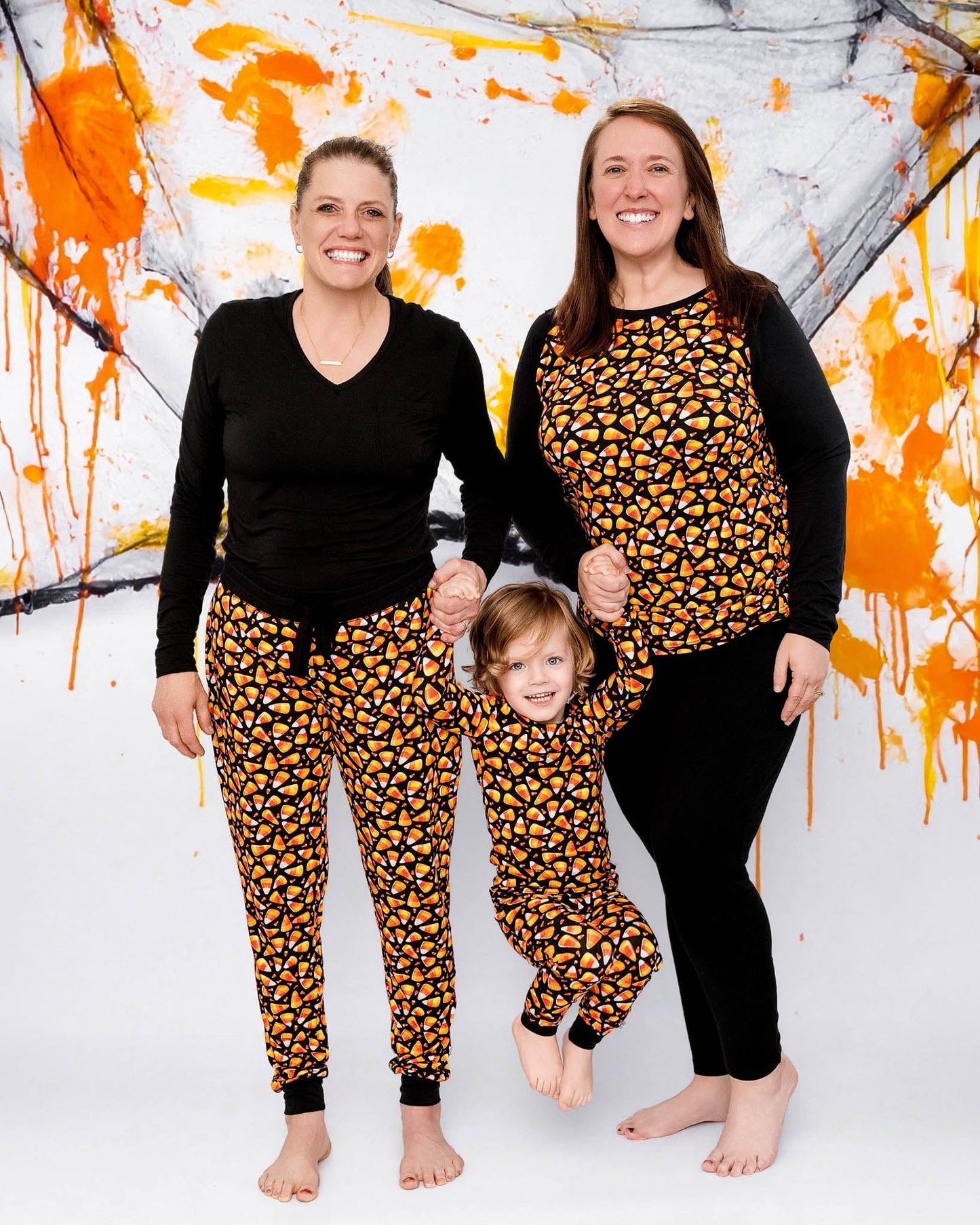 Halloween | Candy Corn | Adult Bamboo Raglan Top