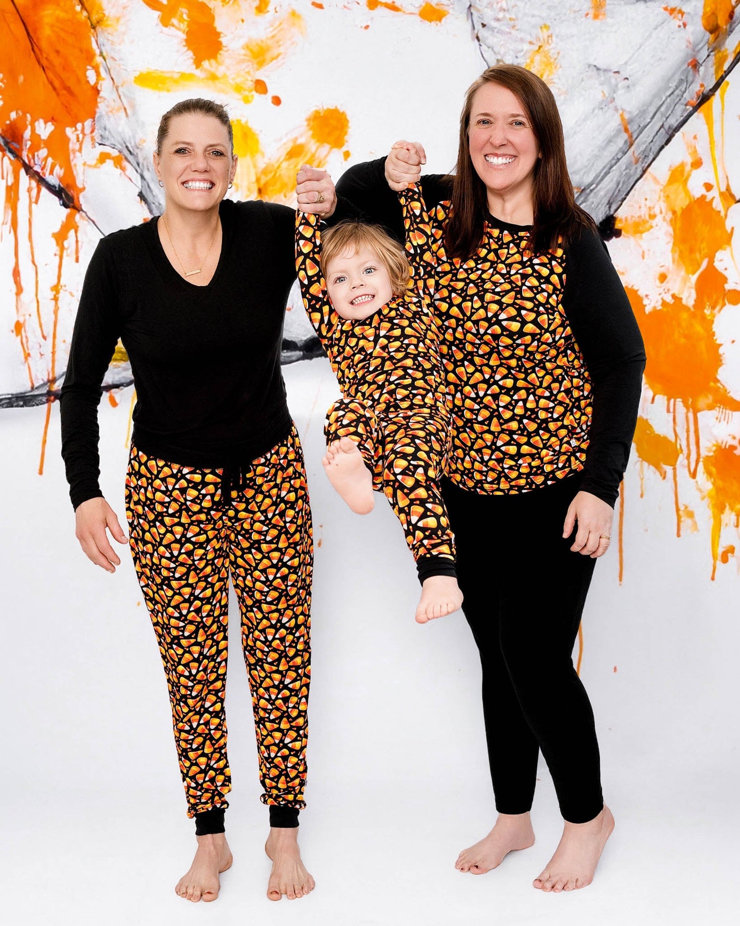 Halloween | Candy Corn | Adult Bamboo Raglan Top