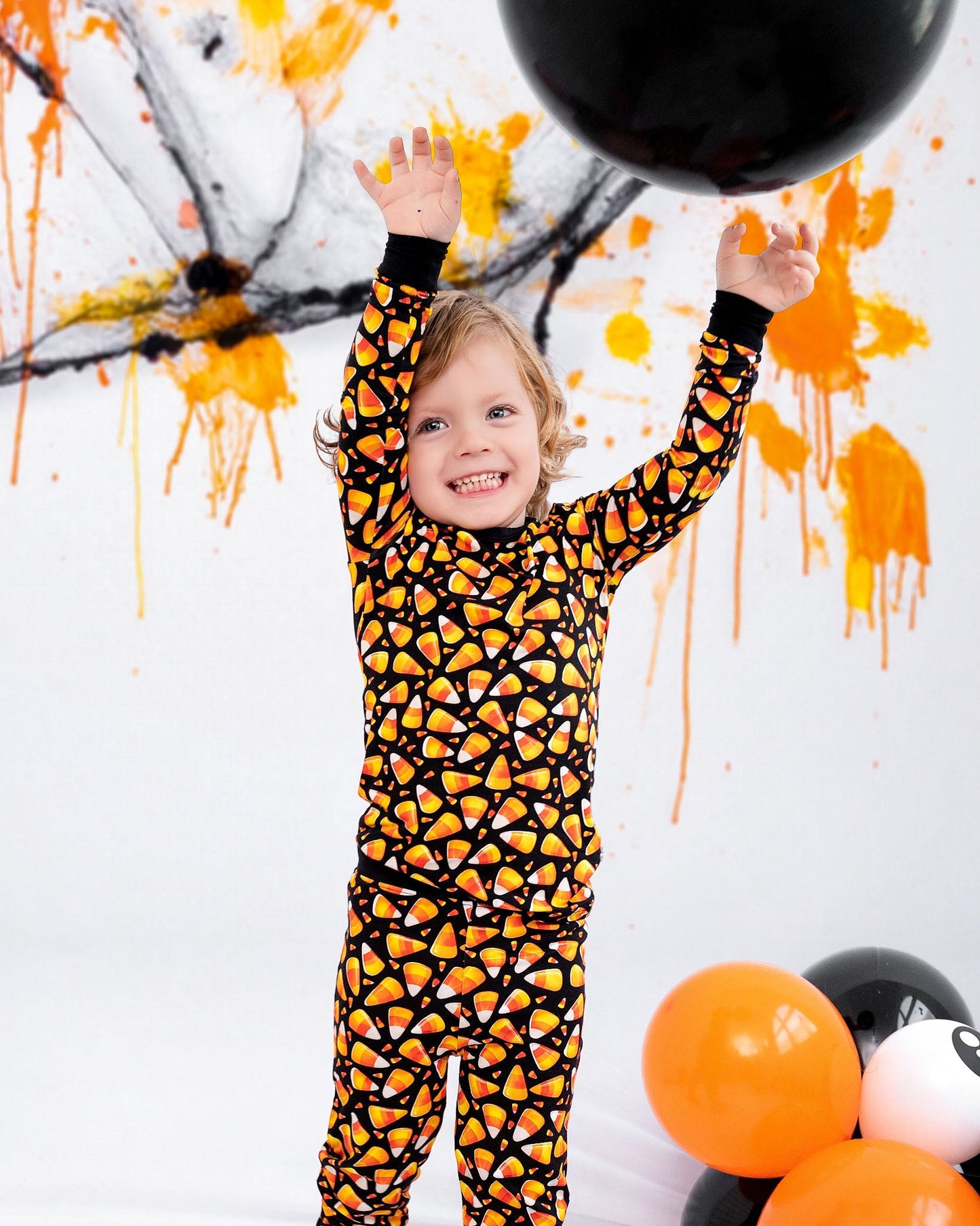 Halloween | Candy Corn | Bamboo Two-Piece Pajamas