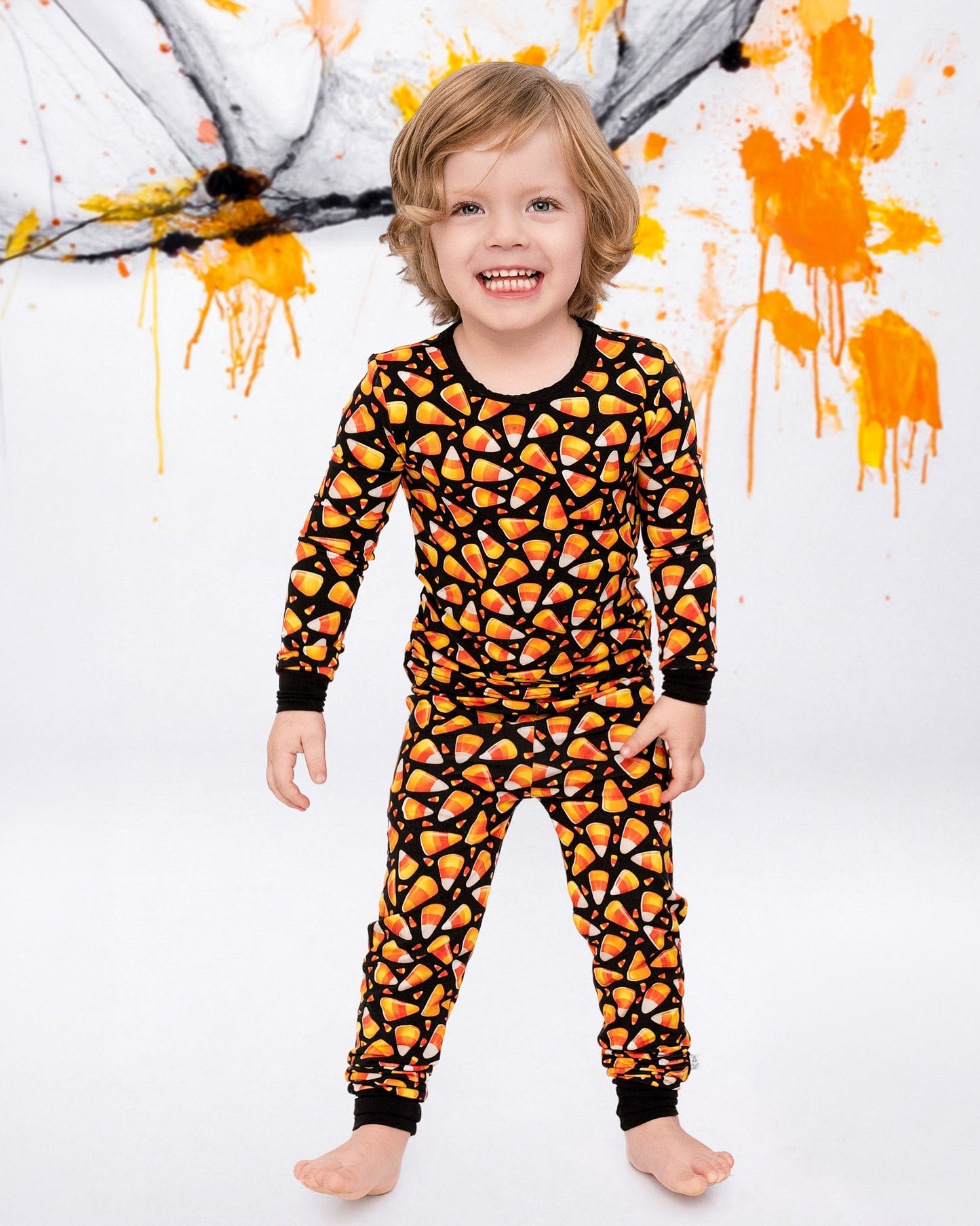 Halloween | Candy Corn | Bamboo Two-Piece Pajamas