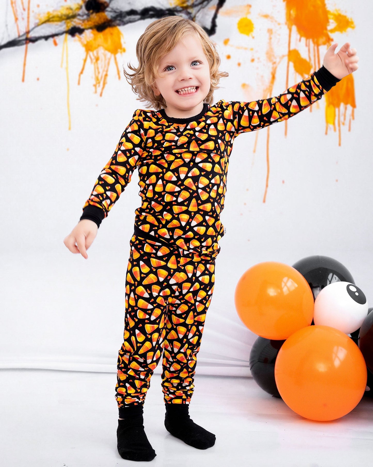 Halloween | Candy Corn | Bamboo Two-Piece Pajamas