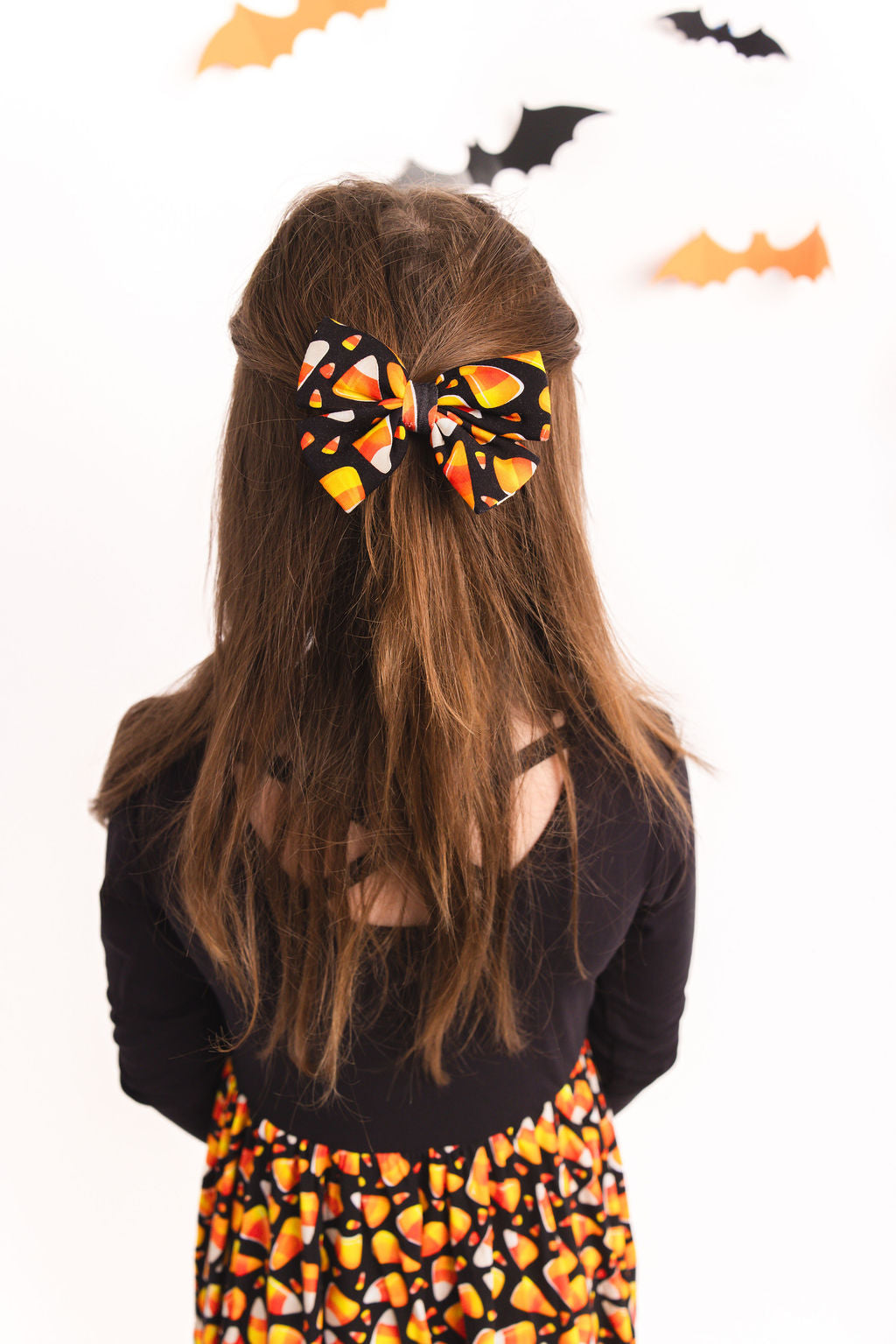 Halloween | Candy Corn | Kids Clip Bow