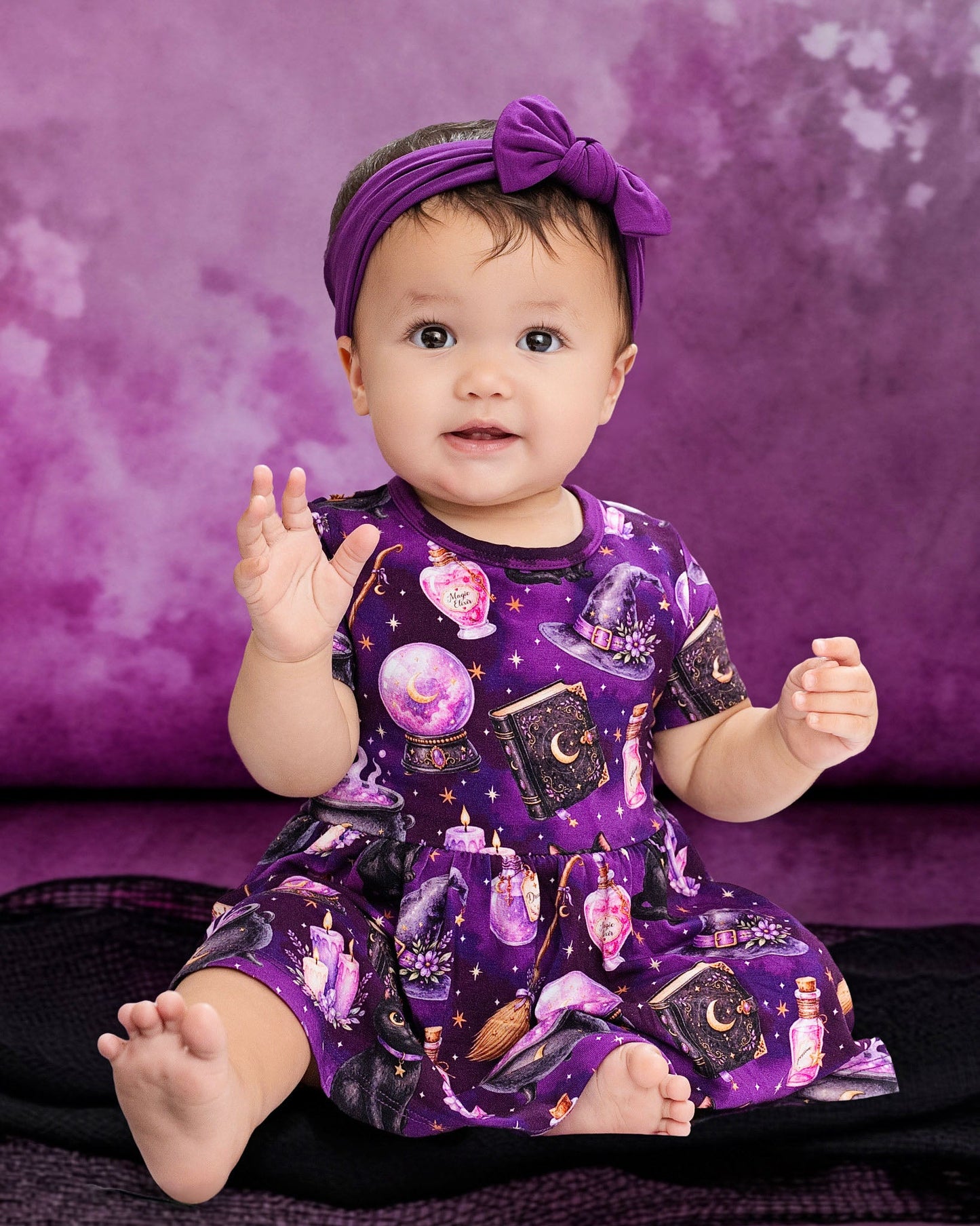 Halloween | Potion Purple | Bamboo Headband Bow