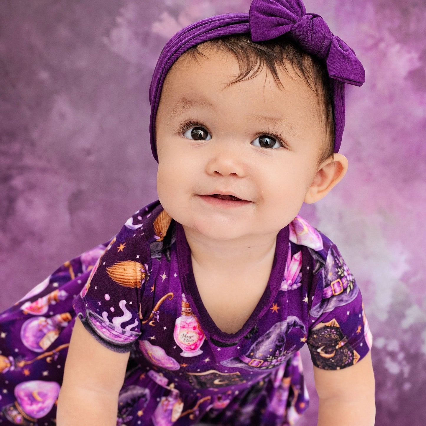 Halloween | Potion Purple | Bamboo Headband Bow