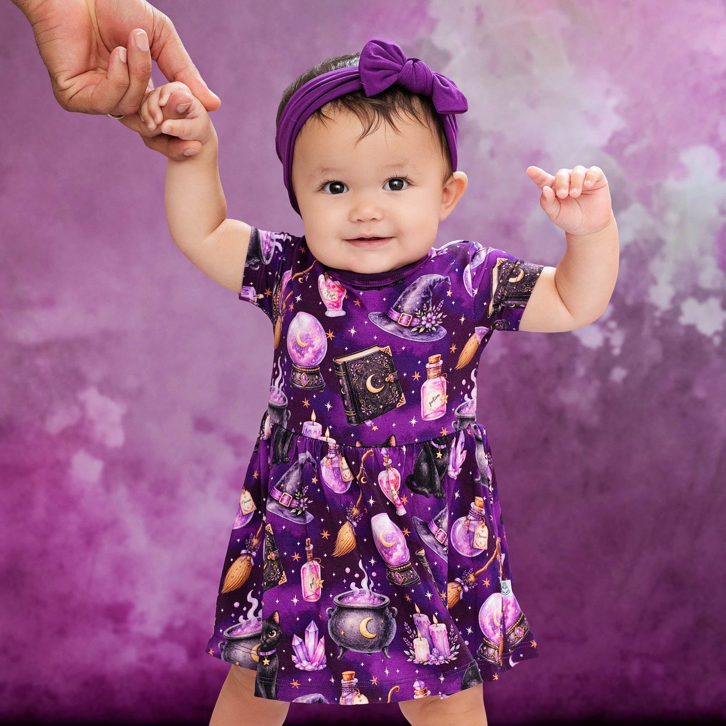 Halloween | Potion Purple | Bamboo Headband Bow