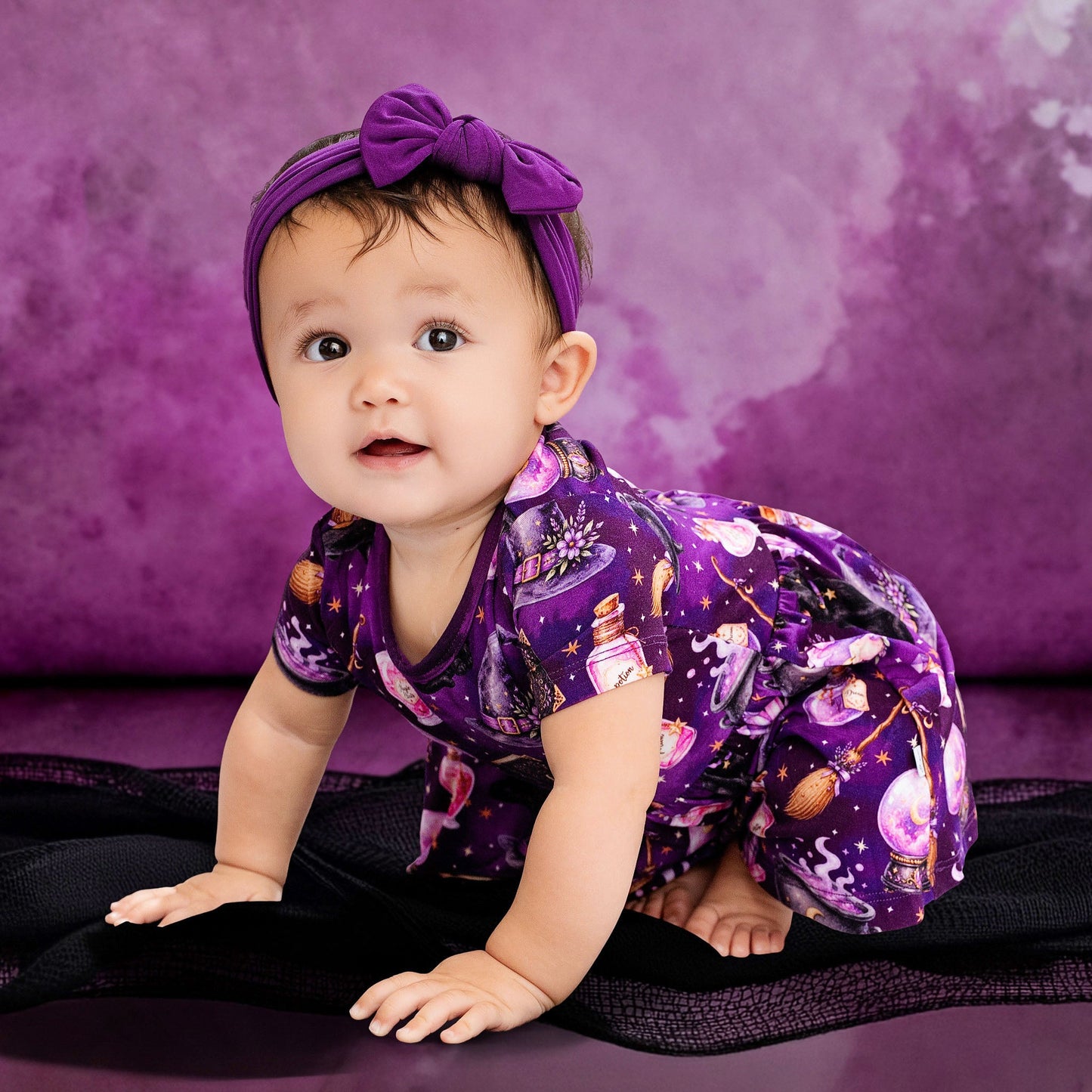Halloween | Potion Purple | Bamboo Headband Bow
