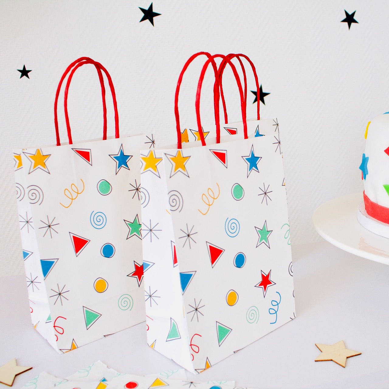 Happy Colors Superhero Party Bags (Set of 8)