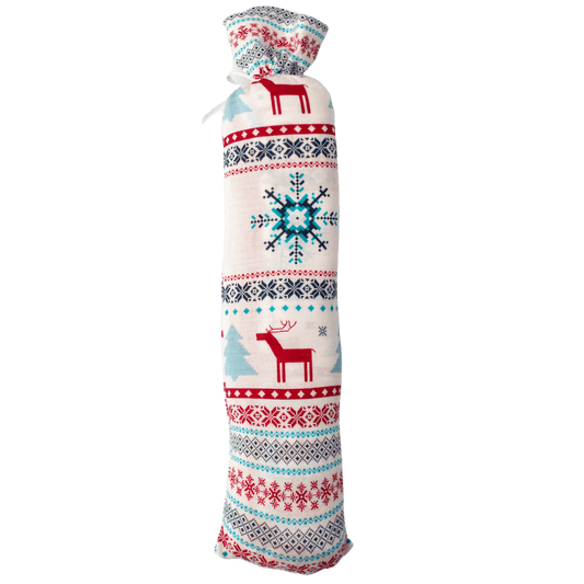 Holiday Reindeer Blue Swaddle