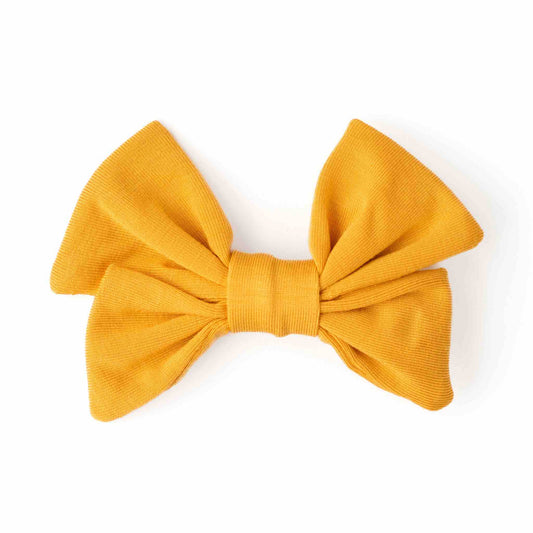 Honey | Toddler Bamboo Clip on Bow