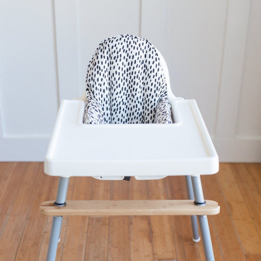 White & Black Dots IKEA Antilop Cushion Cover