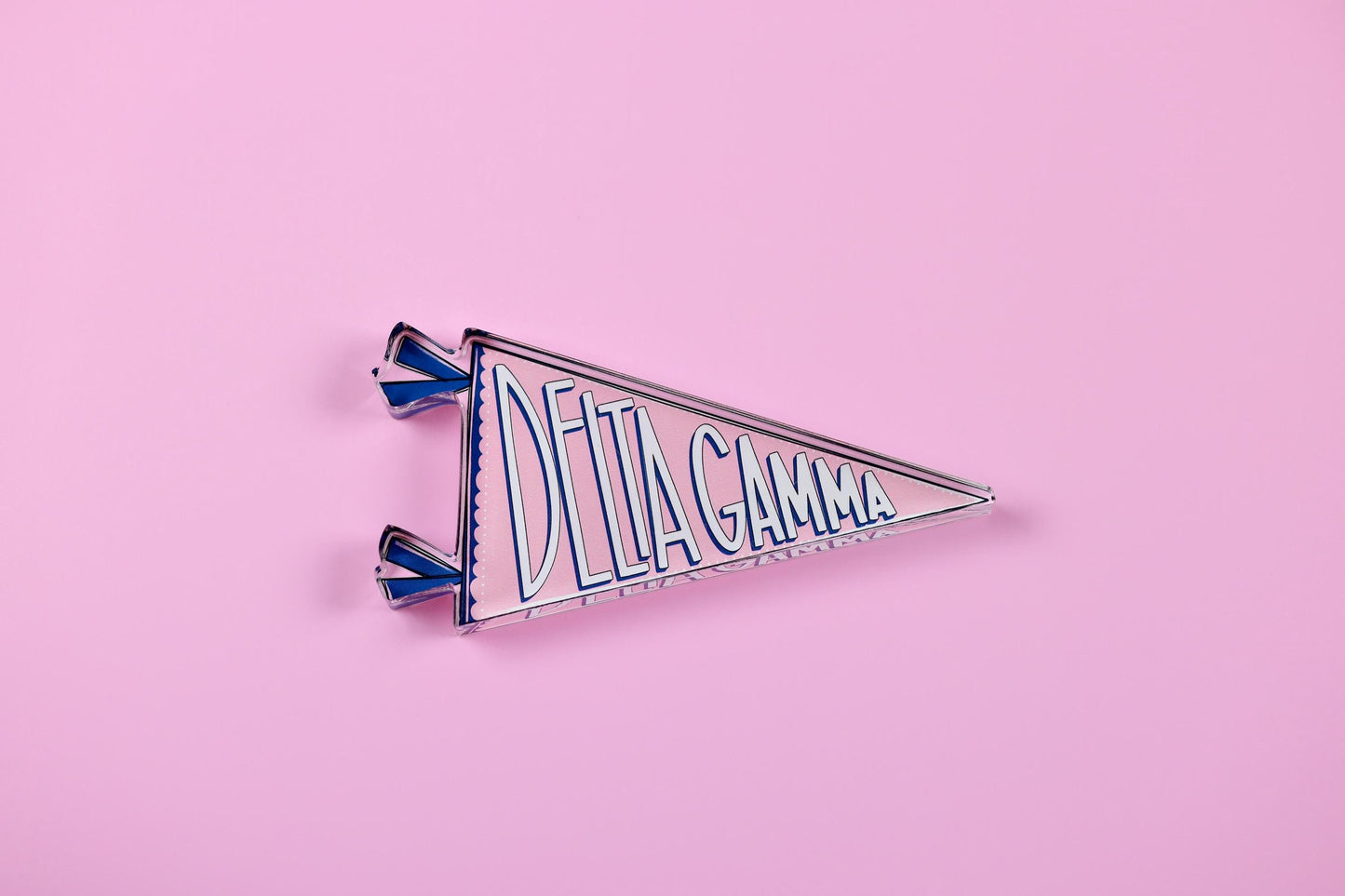 Delta Gamma Acrylic Pennant Flag Shelfie