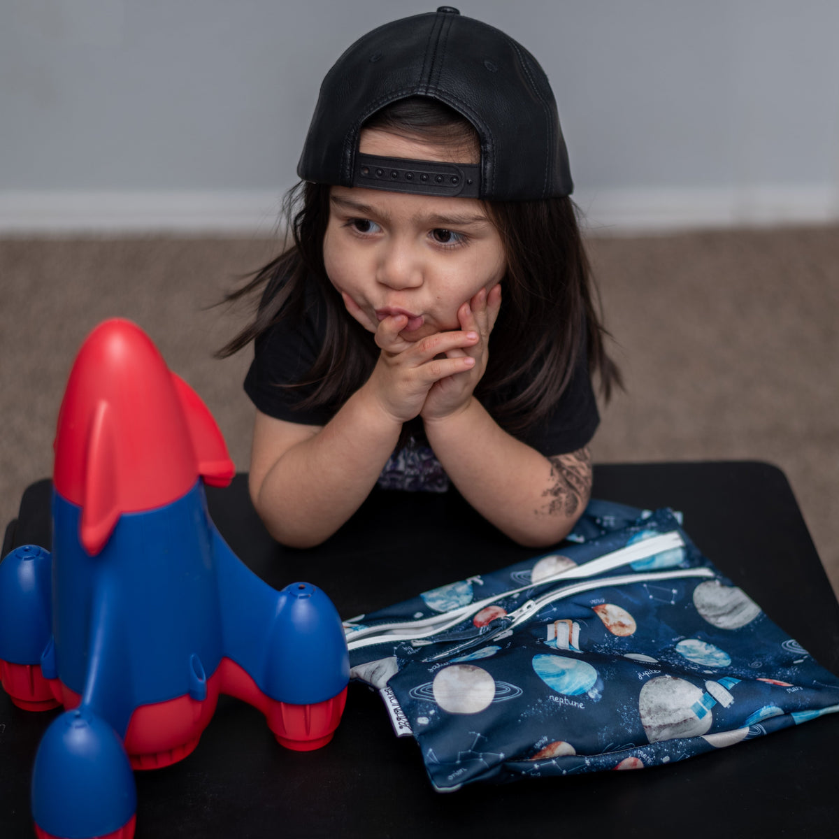 Outer Space - Waterproof Wet Bag (For mealtime, on-the-go, and more!)
