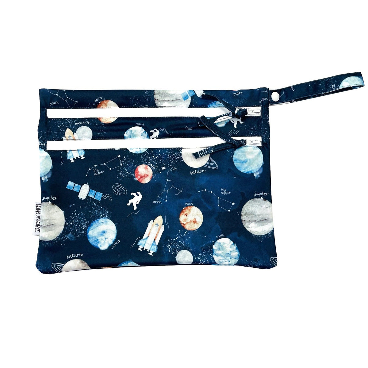 Outer Space - Waterproof Wet Bag (For mealtime, on-the-go, and more!)