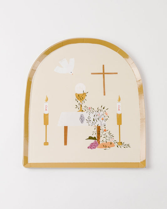 First Communion Dinner Plates