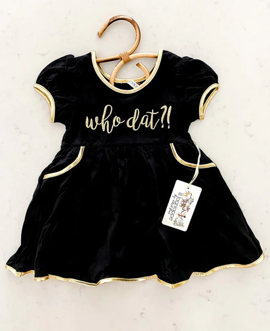 Velvet Fawn Who Dat Dress
