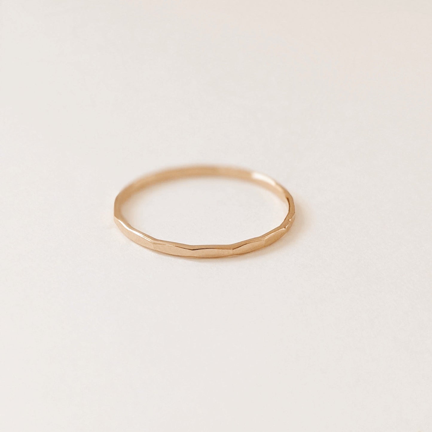 Hammered Stacking Ring