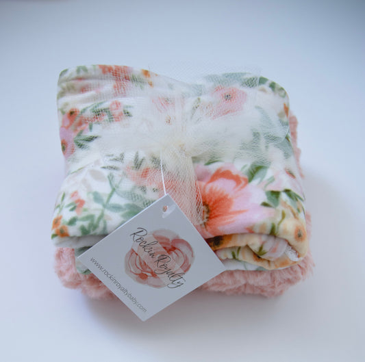 Juliette | Luxe Baby Burp Cloth Set of 2