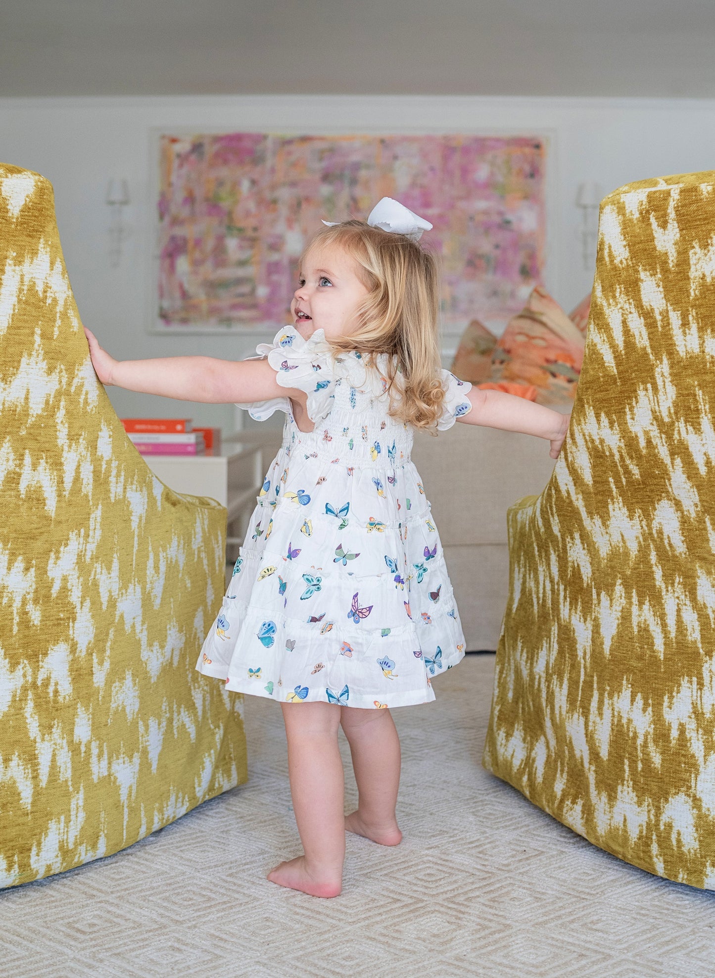 The Mimi Dress - Madame Butterfly Print