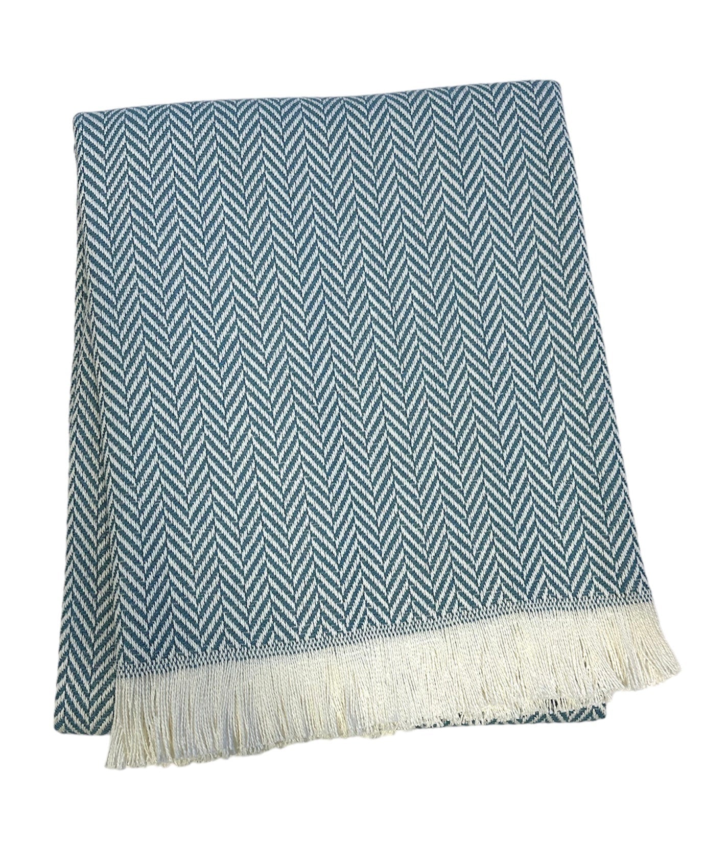 Unbrushed Herringbone Throw - 55" x 70"