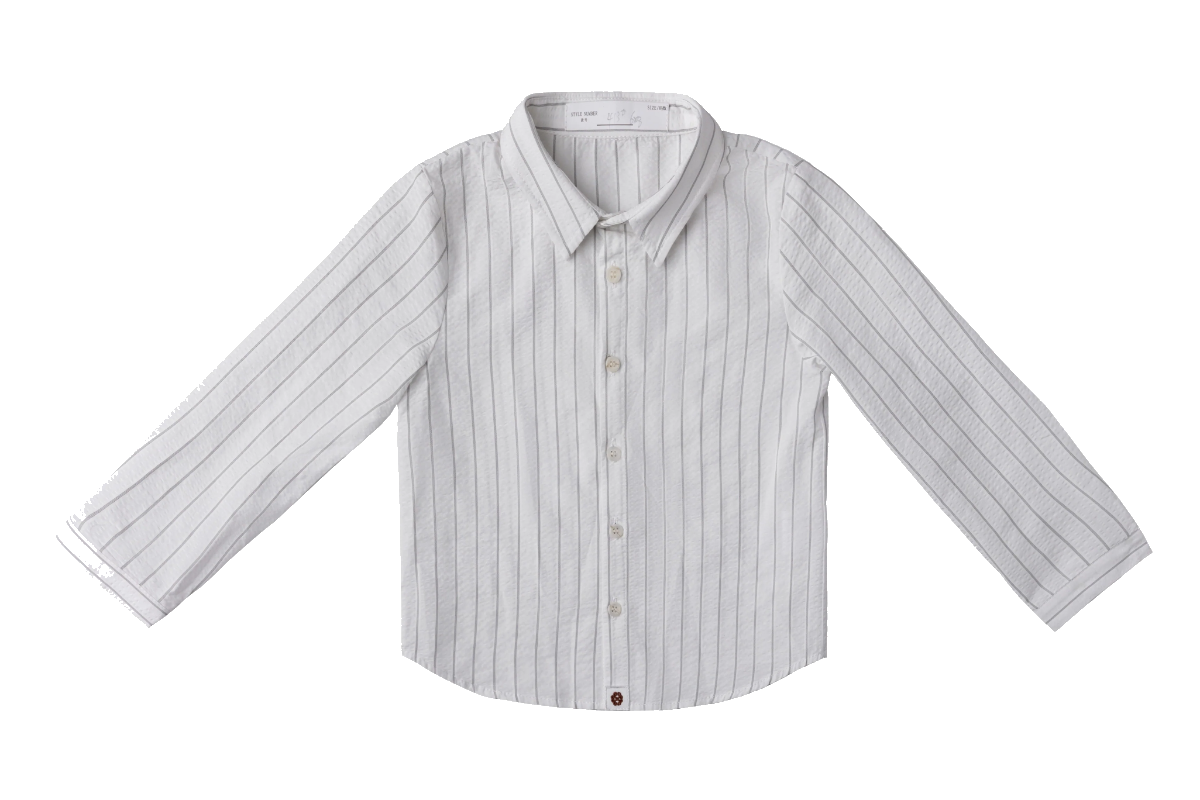 Leo Stripe Shirt - White