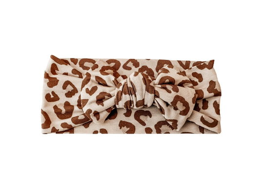 Knotted Headband - Leopard