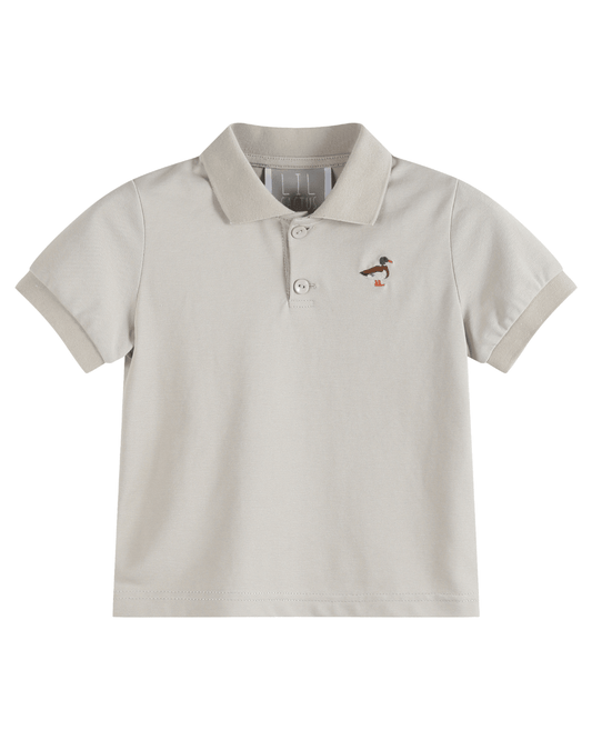 Light Brown Mallard Duck Golf Polo Shirt