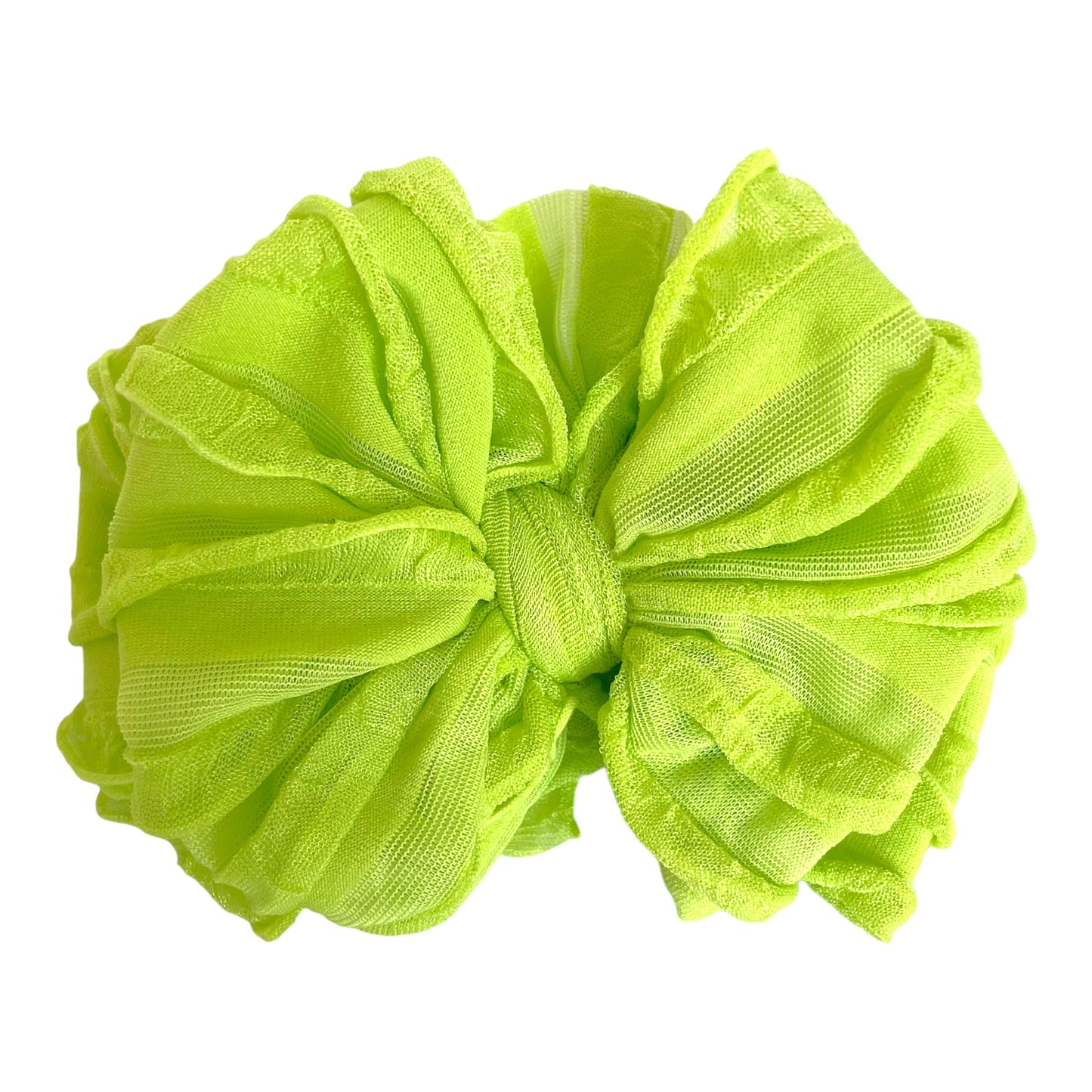 Lime | Signature Ruffled Baby Headband