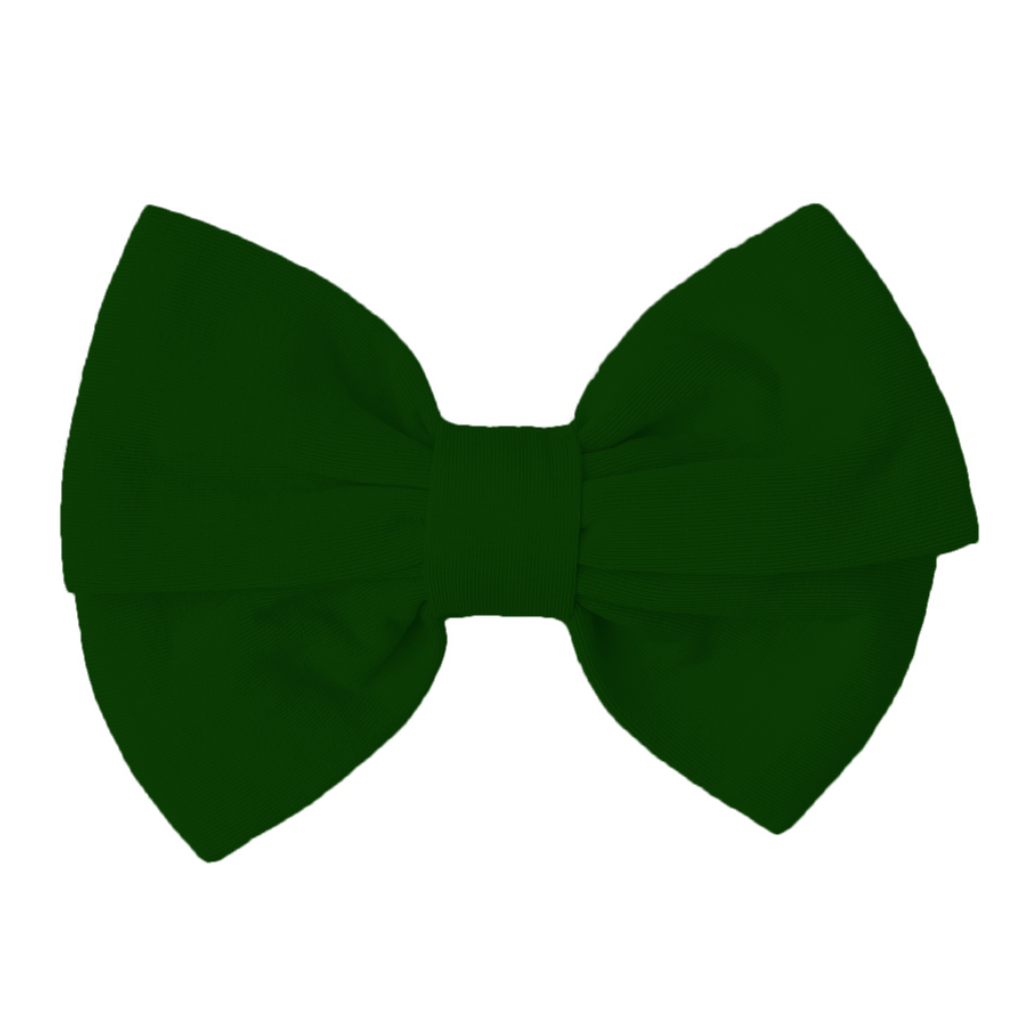 Christmas | Evergreen | Large Clip Bow