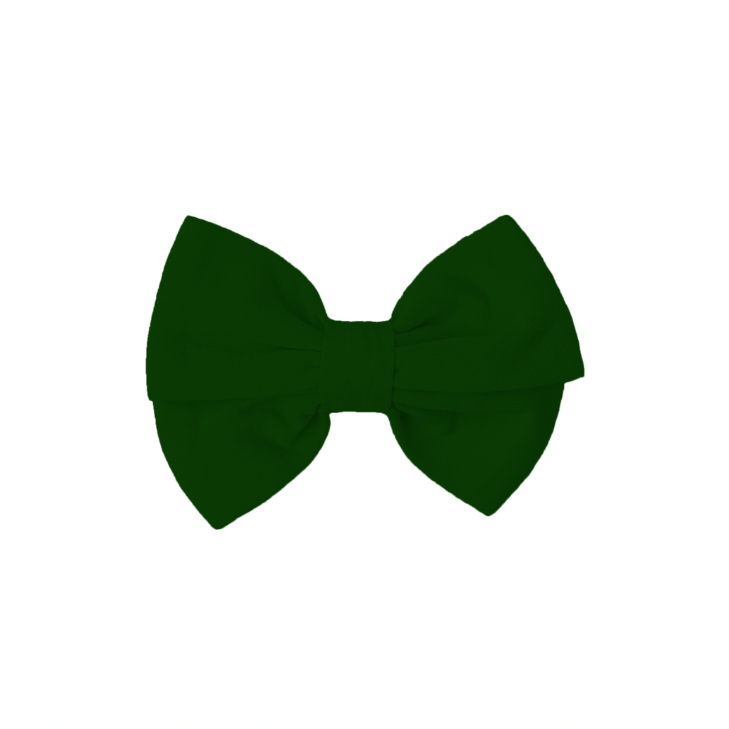 Christmas | Evergreen | Small Clip Bow