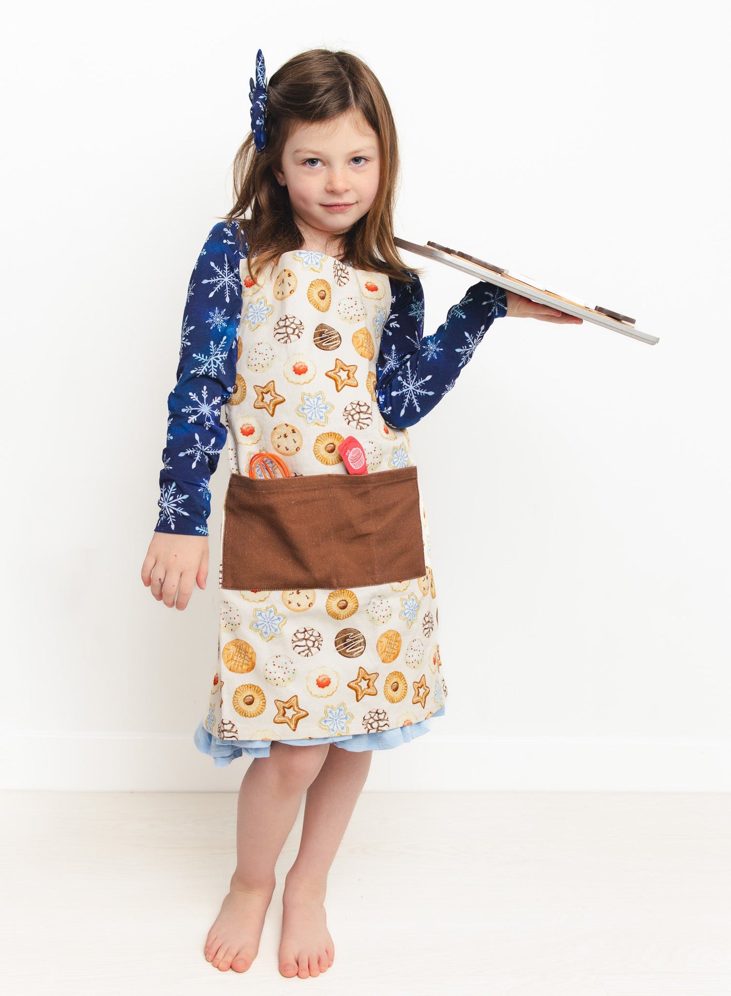 Christmas | Cookie Swap | Kids Cotton Apron