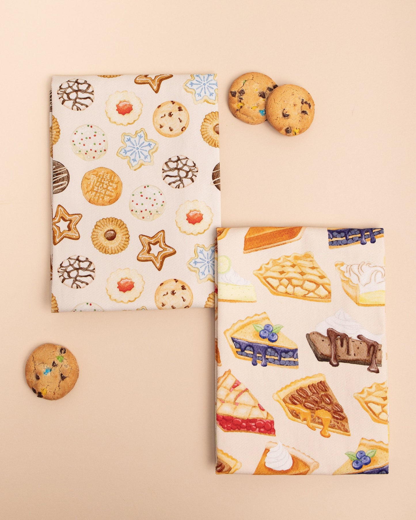 Christmas | Slice of Pie | Cotton Kitchen Towel (2 Pack)