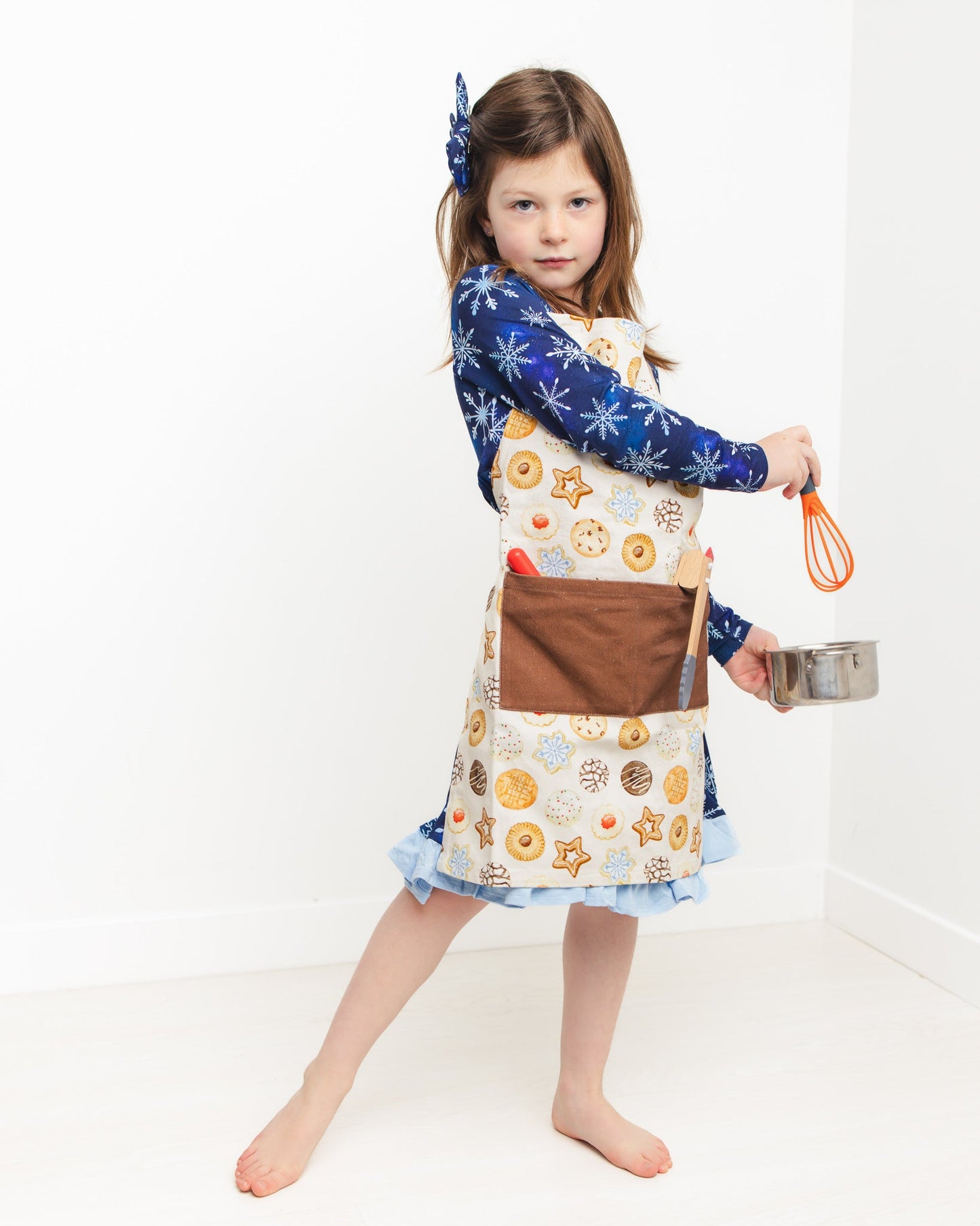 Christmas | Cookie Swap | Kids Cotton Apron