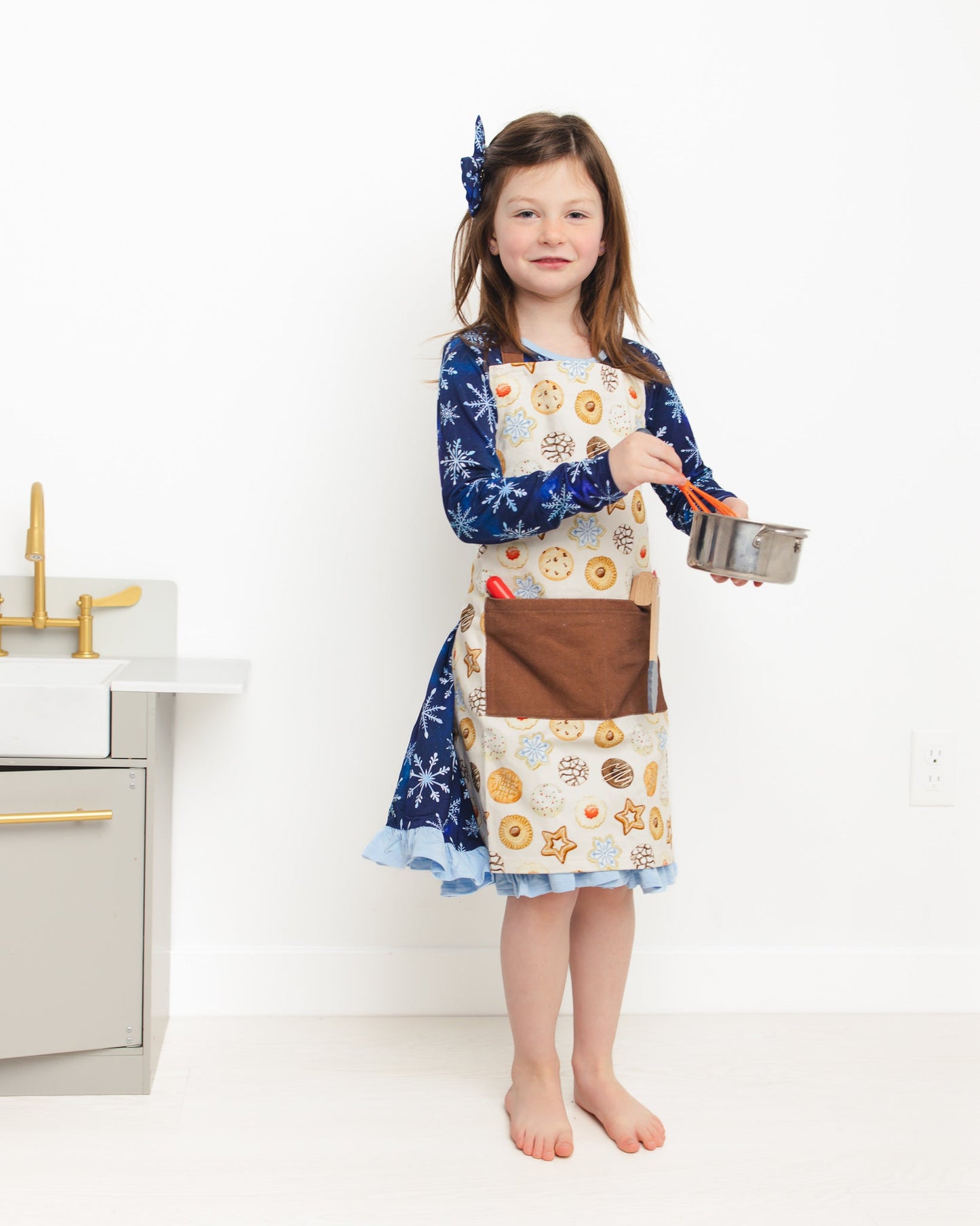 Christmas | Cookie Swap | Kids Cotton Apron