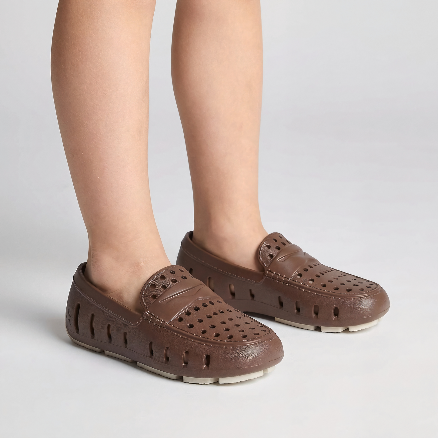 Kids Prodigy Driftwood Brown Coconut Loafers