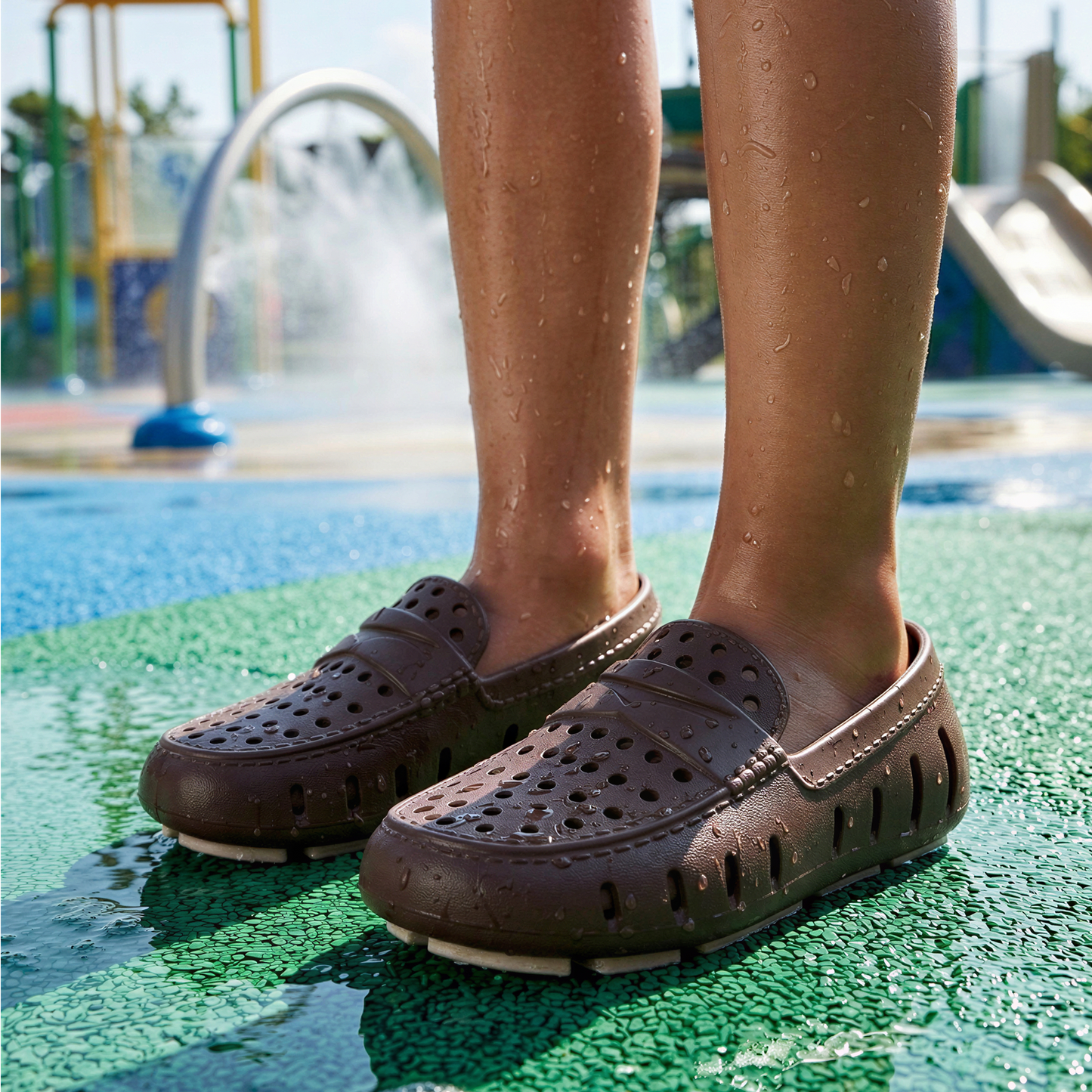 Kids Prodigy Driftwood Brown Coconut Loafers