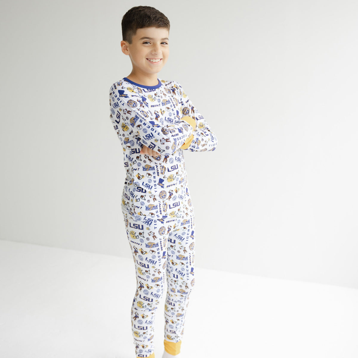 LSU Tigers Two-Piece Pajama Set