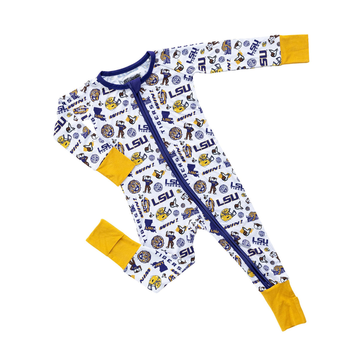 LSU Tigers Zippy One-Piece Sleeper
