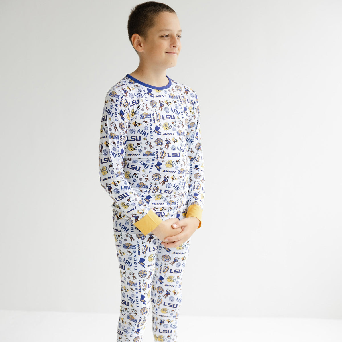 LSU Tigers Two-Piece Pajama Set