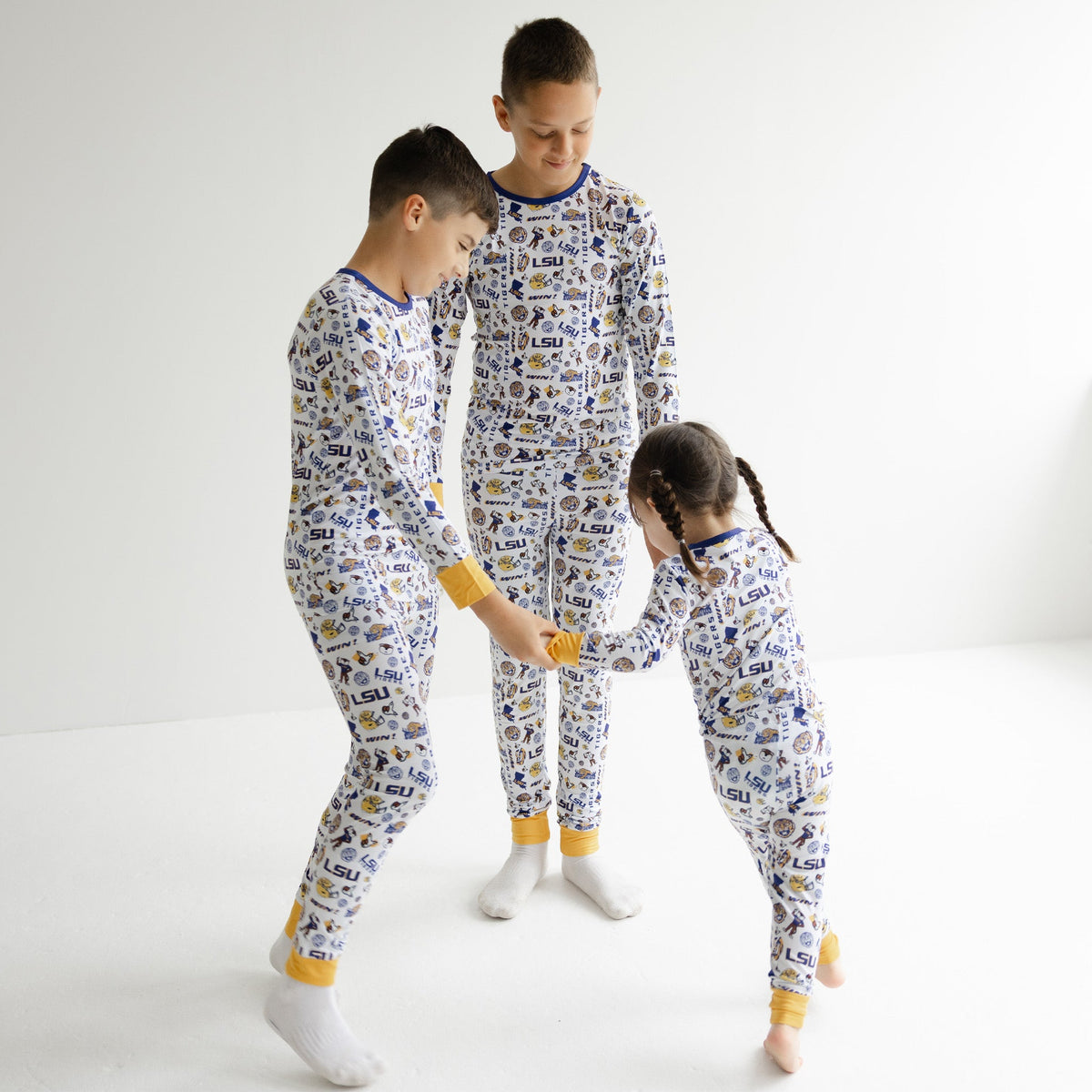 LSU Tigers Two-Piece Pajama Set
