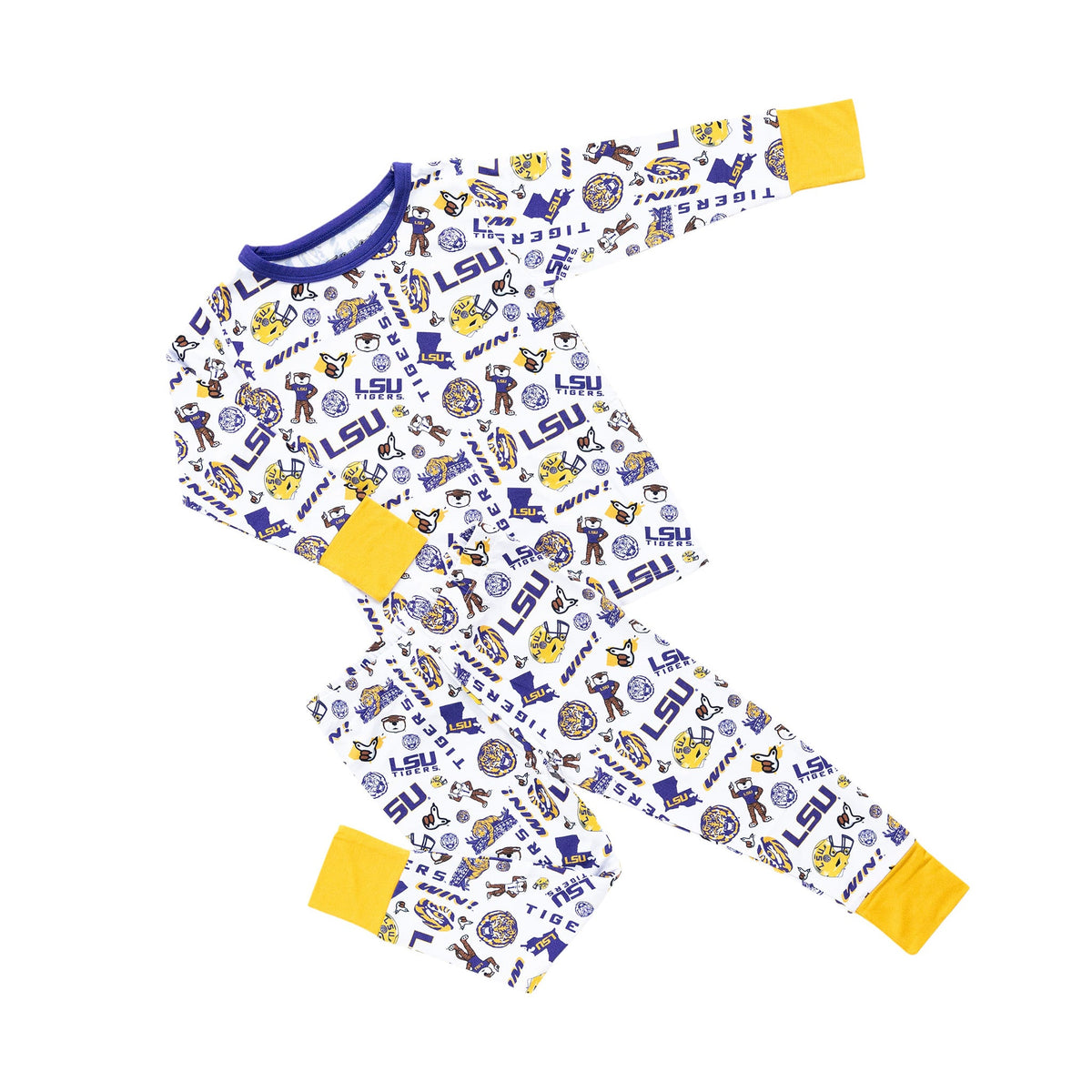LSU Tigers Two-Piece Pajama Set