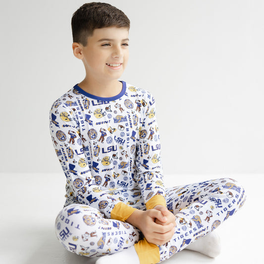 LSU Tigers Two-Piece Pajama Set