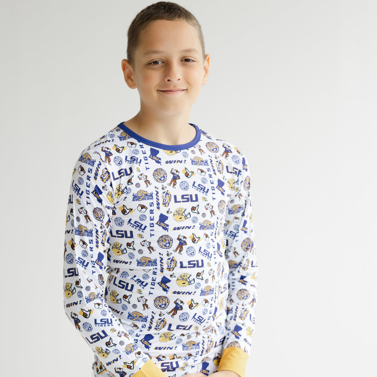 LSU Tigers Two-Piece Pajama Set