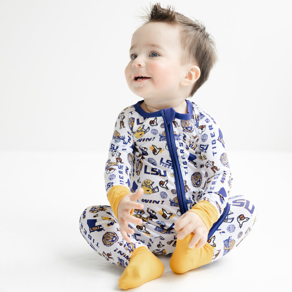 LSU Tigers Zippy One-Piece Sleeper