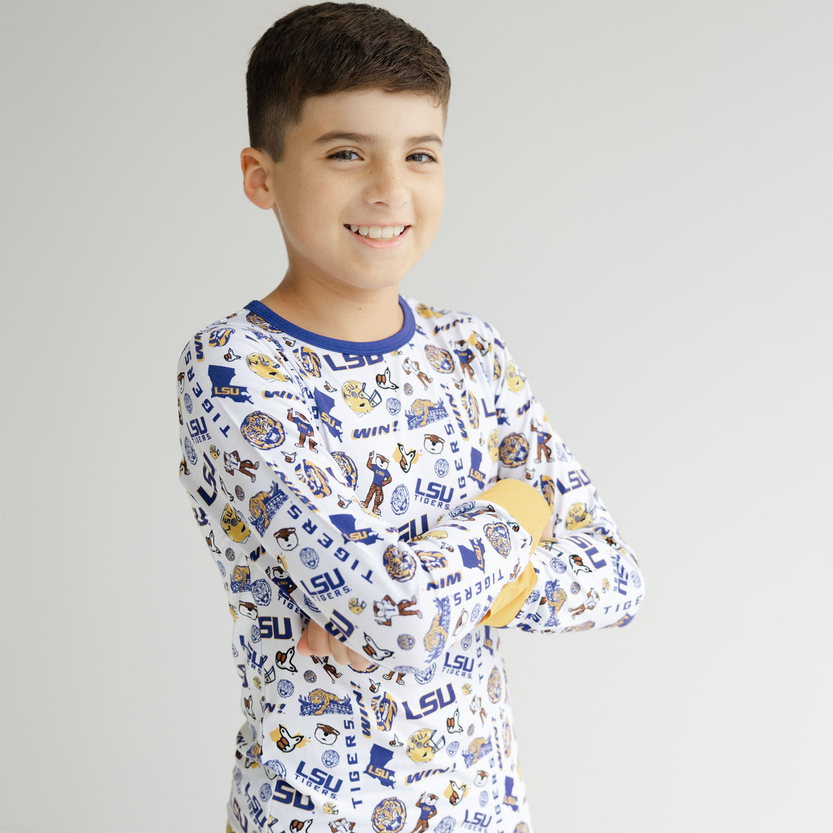 LSU Tigers Two-Piece Pajama Set