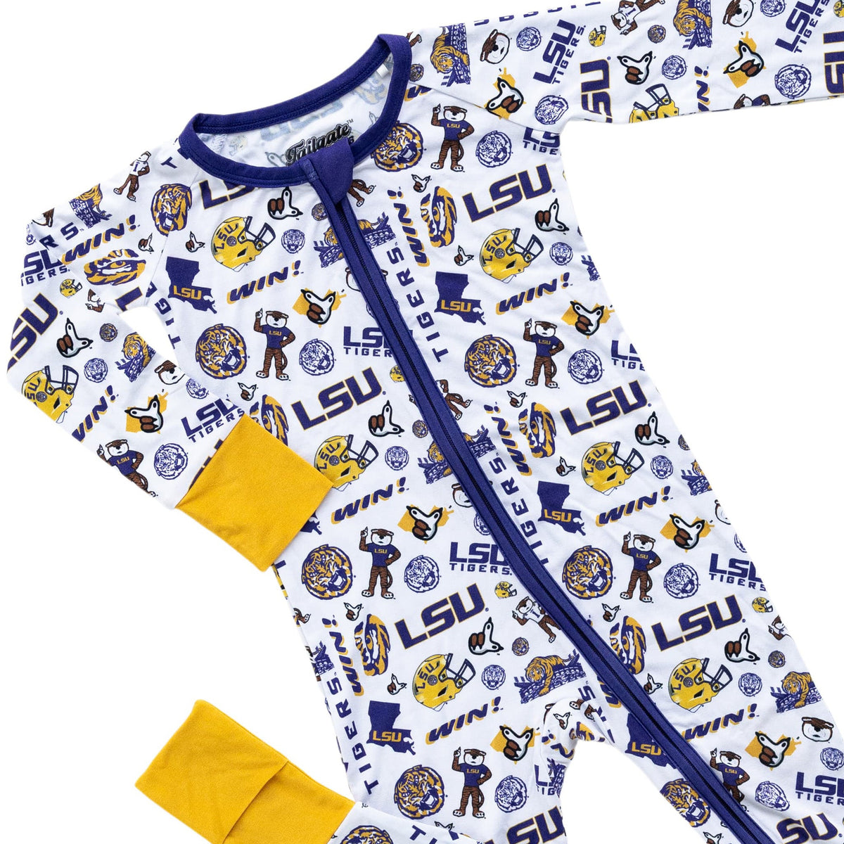 LSU Tigers Zippy One-Piece Sleeper