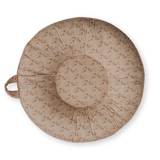 Pello Multi-use Luxe -Toddler Floor Pillow/Play Mat/Lounger - Happy Camper