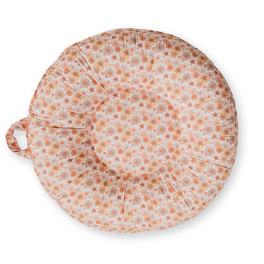 Pello Multi-use Luxe -Toddler Floor Pillow/Play Mat/Lounger - Flower Child