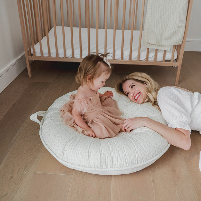Pello Multi-use Luxe -Toddler Floor Pillow/Play Mat/Lounger - Wildflower Meadow