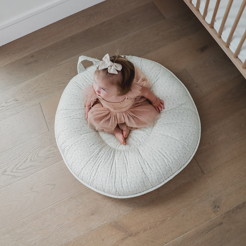 Pello Multi-use Luxe -Toddler Floor Pillow/Play Mat/Lounger - Wildflower Meadow