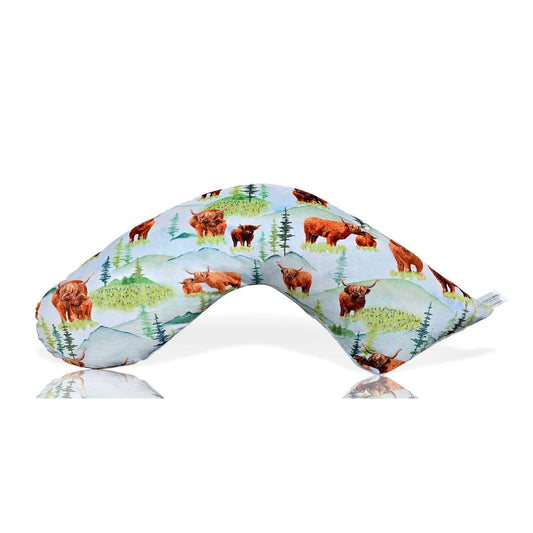 Luna Lullaby Nursing Pillow Highland Cow